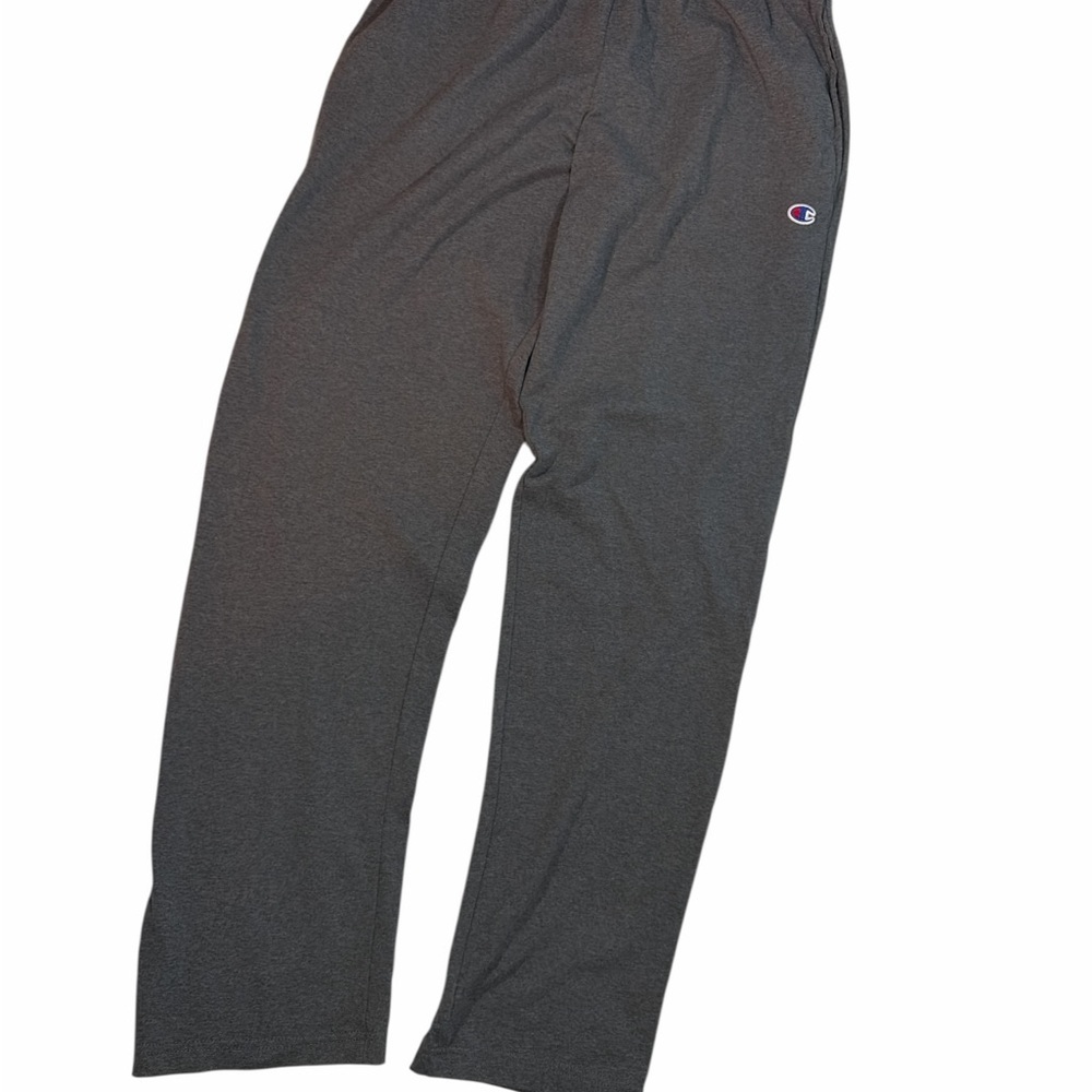 Men's Champion Jersey Pants Pockets Black/Gray M Set 2 - Picture 12 of 16